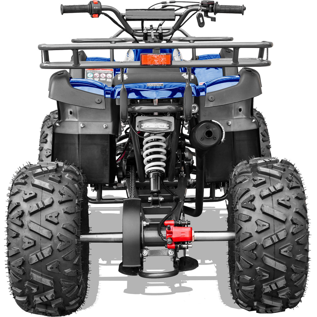 MotoTec Bull 125cc 4-Stroke Kids Gas ATV Blue