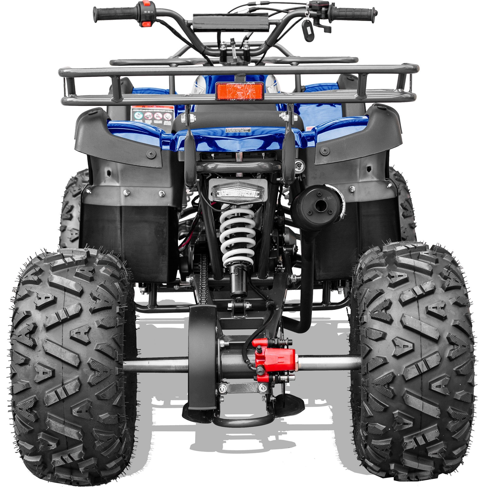 MotoTec Bull 125cc 4-Stroke Kids Gas ATV Blue