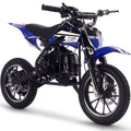 MotoTec Big Alien 50cc 2-Stroke Kids Gas Dirt Bike Blue