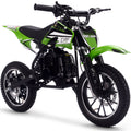 MotoTec Big Alien 50cc 2-Stroke Kids Gas Dirt Bike Green