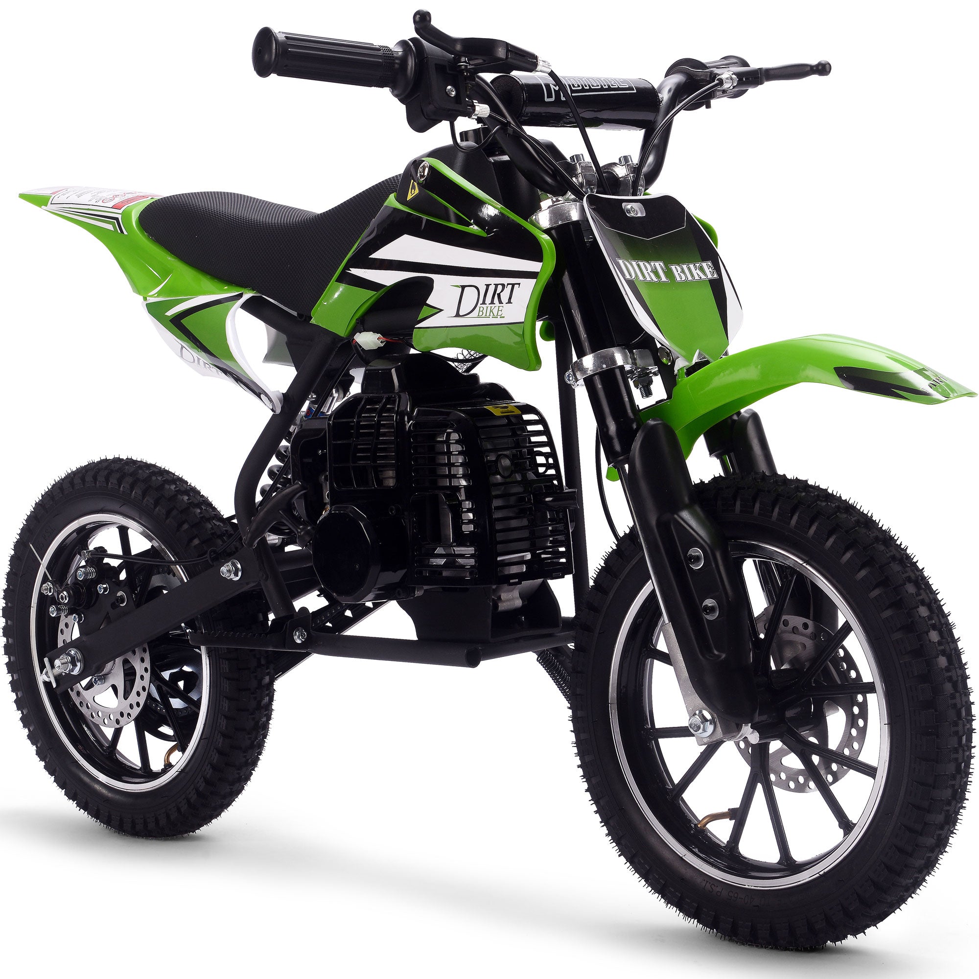 MotoTec Big Alien 50cc 2-Stroke Kids Gas Dirt Bike Green