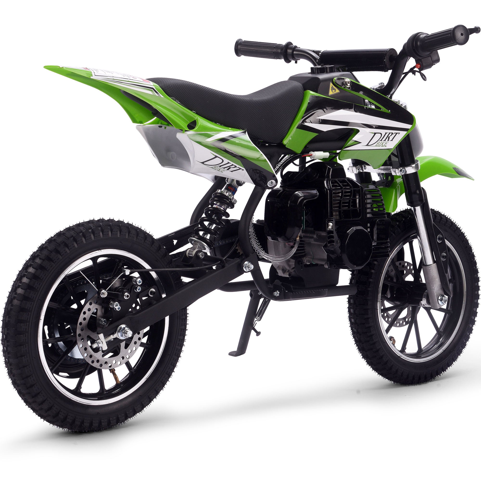 MotoTec Big Alien 50cc 2-Stroke Kids Gas Dirt Bike Green