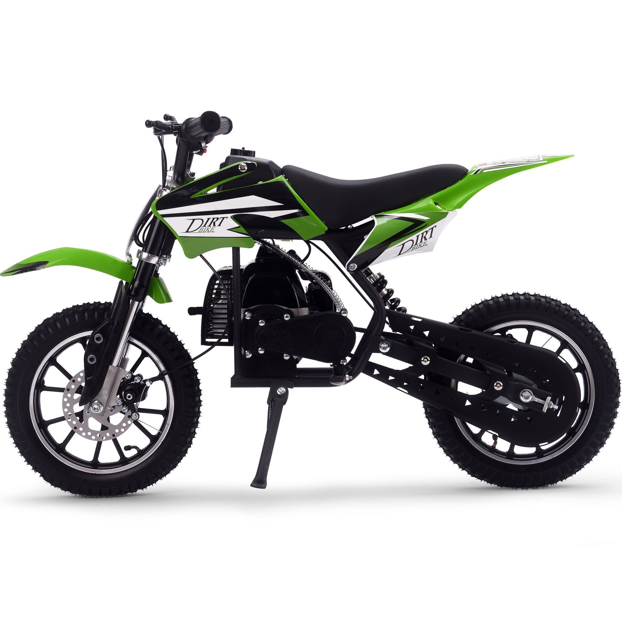 MotoTec Big Alien 50cc 2-Stroke Kids Gas Dirt Bike Green
