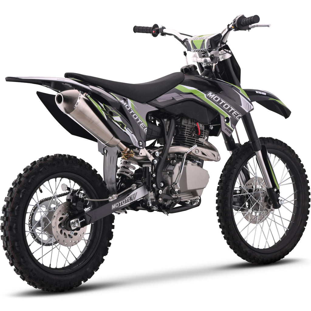 MotoTec X4 150cc 4-Stroke Gas Dirt Bike Black
