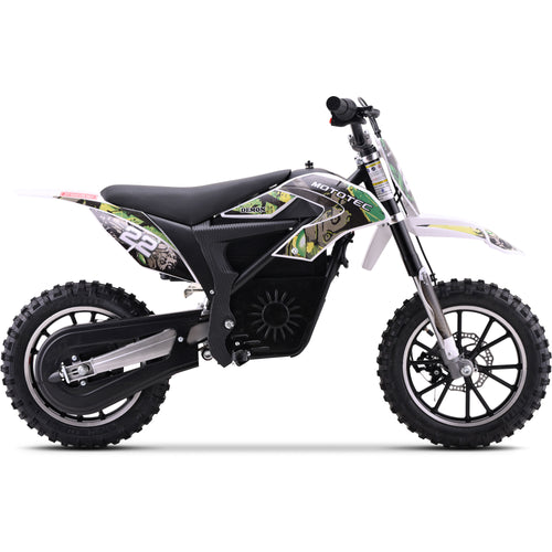MotoTec 36v 790w Demon Electric Dirt Bike Lithium Green