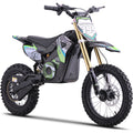 MotoTec 48v 1800w Pro Electric Dirt Bike Lithium Green