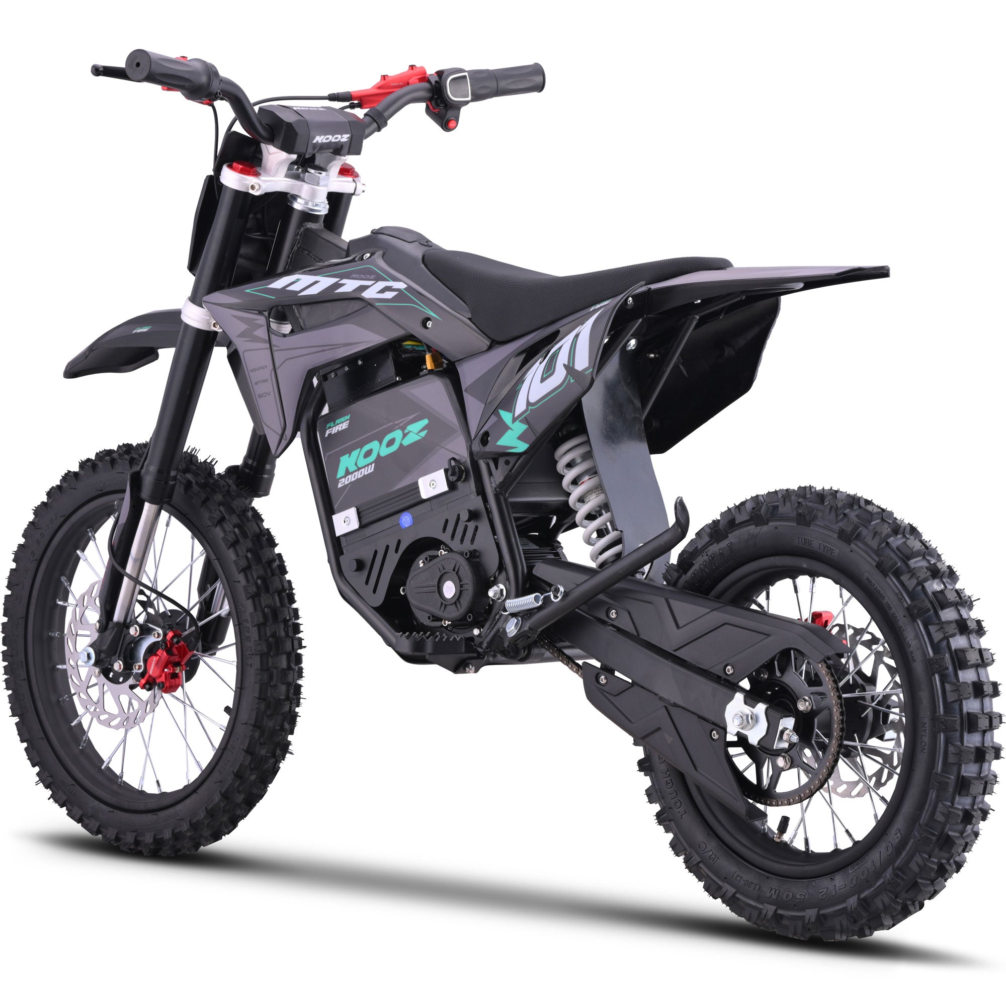 MotoTec 60v 2000w Pro Electric Dirt Bike Lithium Blue (HP115E)