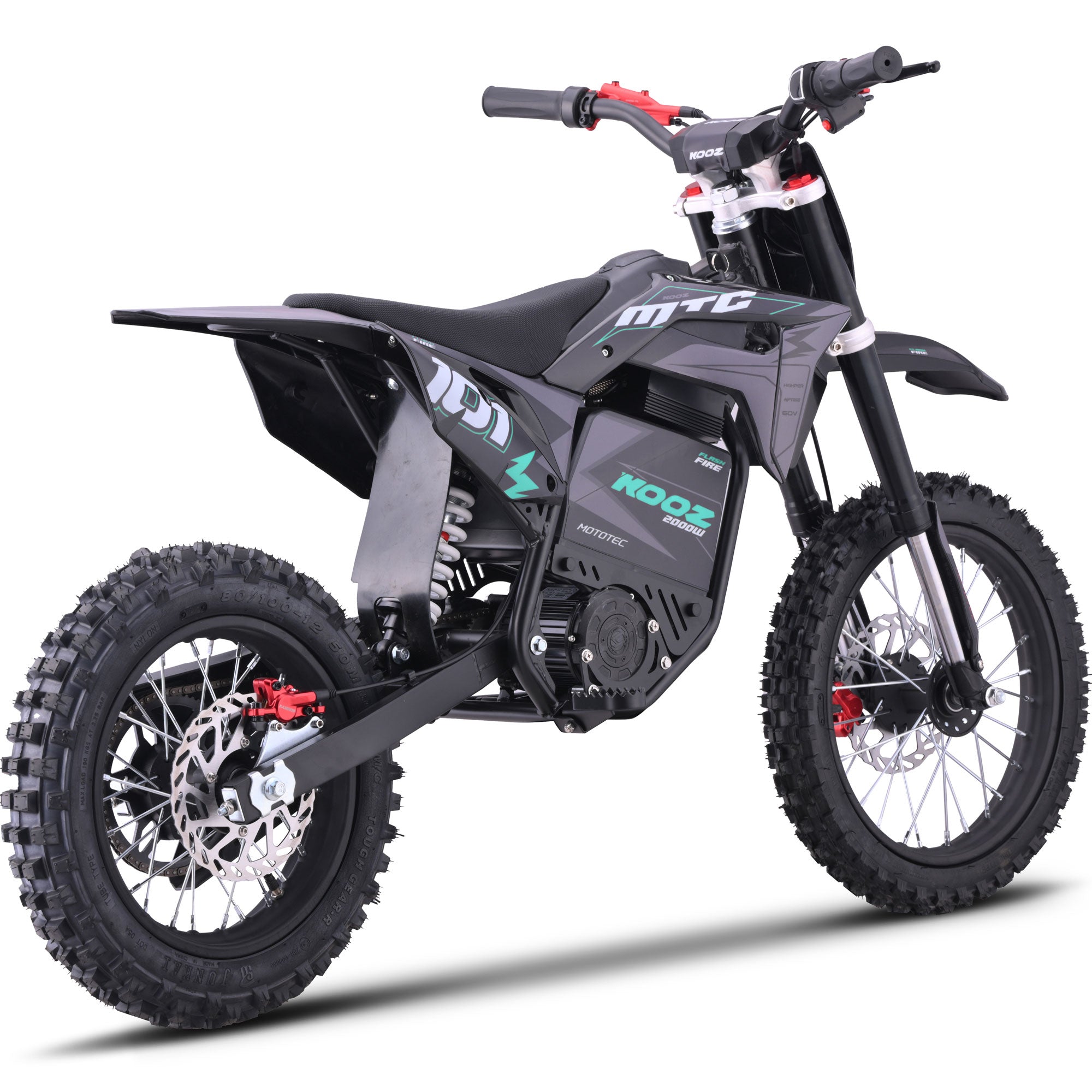 MotoTec 60v 2000w Pro Electric Dirt Bike Lithium Blue (HP115E)