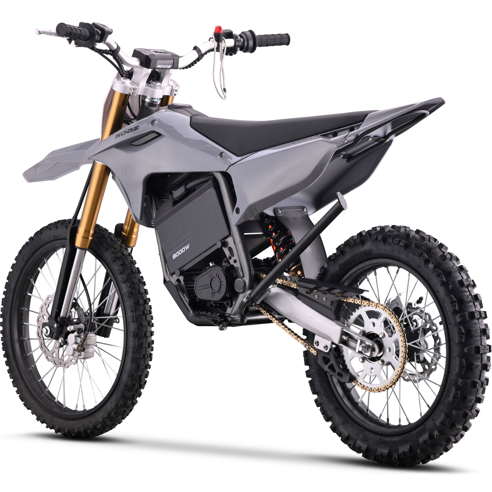 MotoTec 72v 8000w Pro Electric Dirt Bike 19/16 Lithium Grey