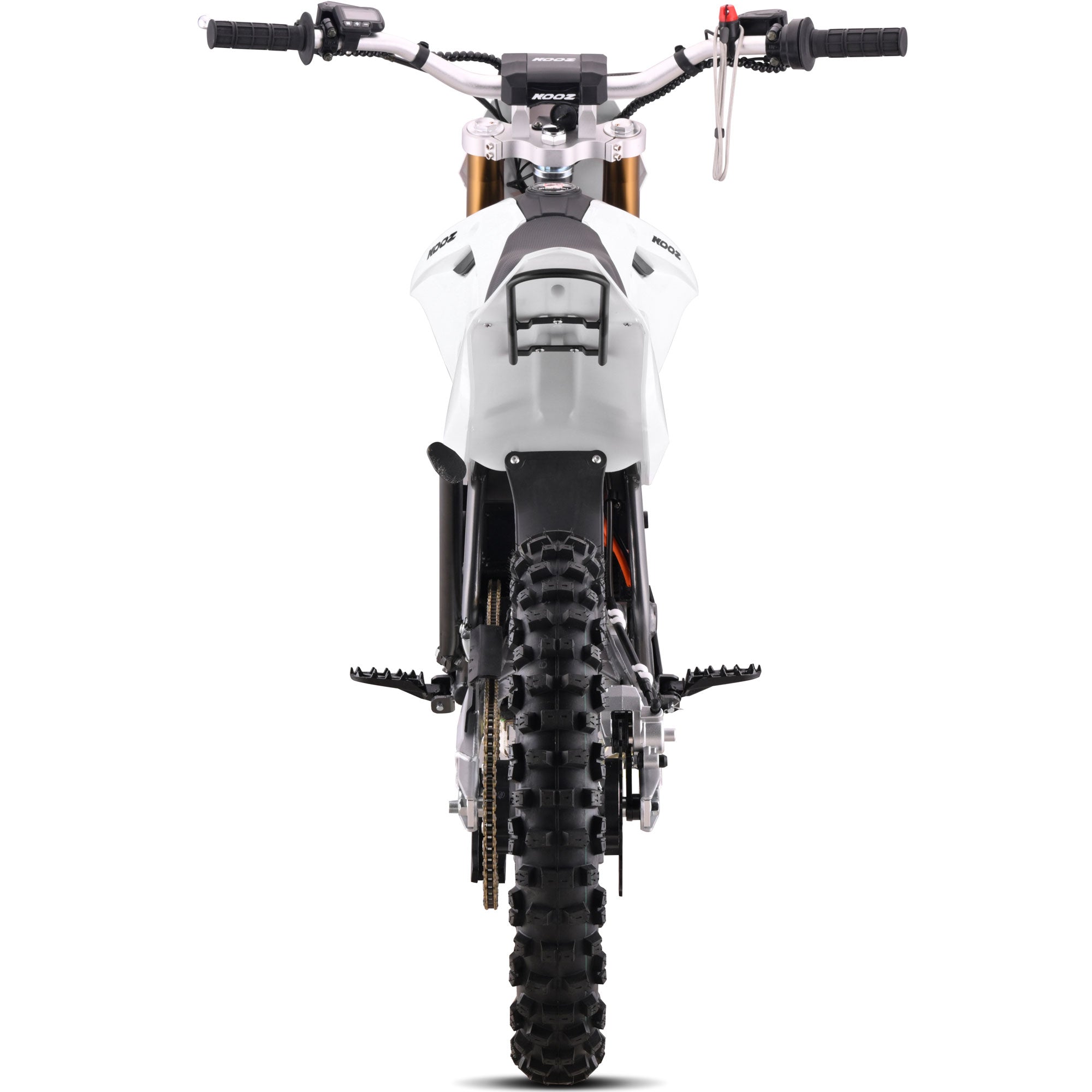 MotoTec 72v 8000w Pro Electric Dirt Bike 19/16 Lithium White