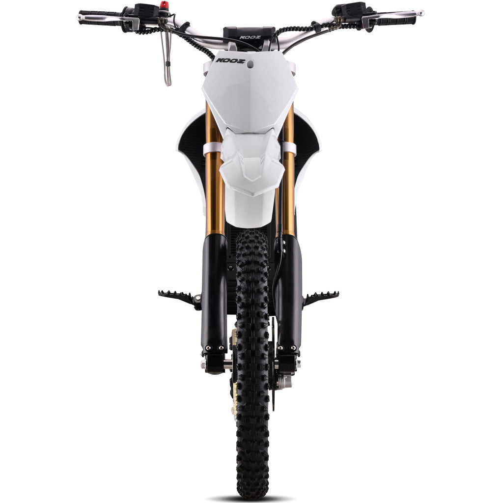MotoTec 72v 8000w Pro Electric Dirt Bike 19/16 Lithium White