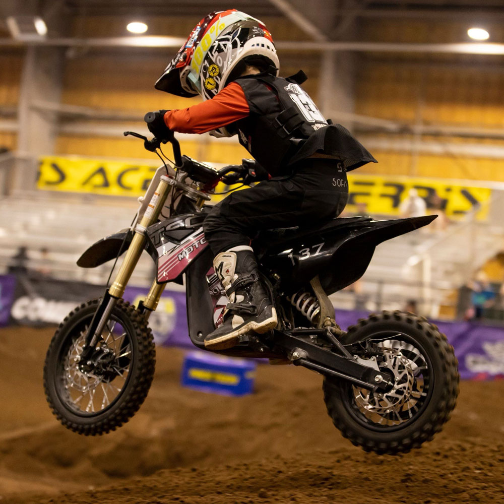 MotoTec 36v 1200w Pro Electric Dirt Bike Lithium Pink