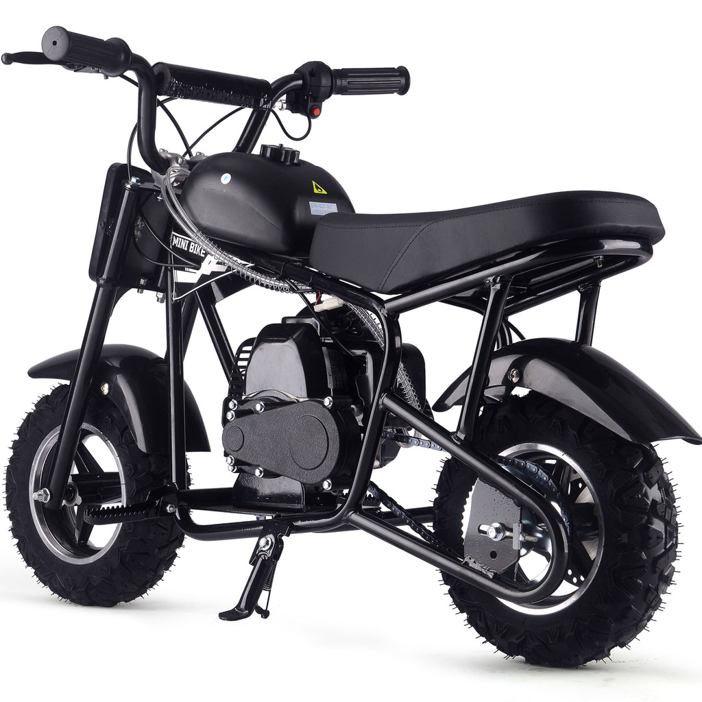 MotoTec Urchin 49cc 2-Stroke Kids Gas Mini Bike Black