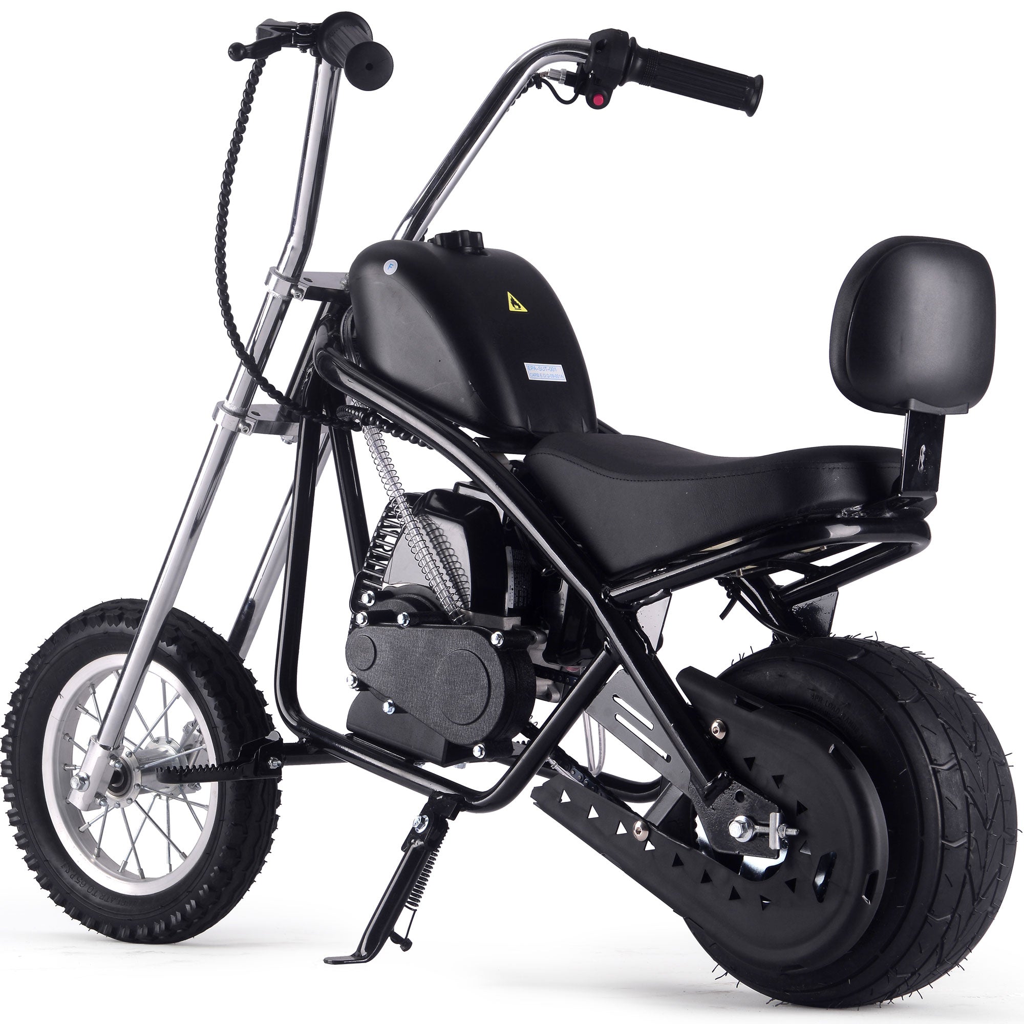 MotoTec 49cc Gas Mini Chopper V2 Black