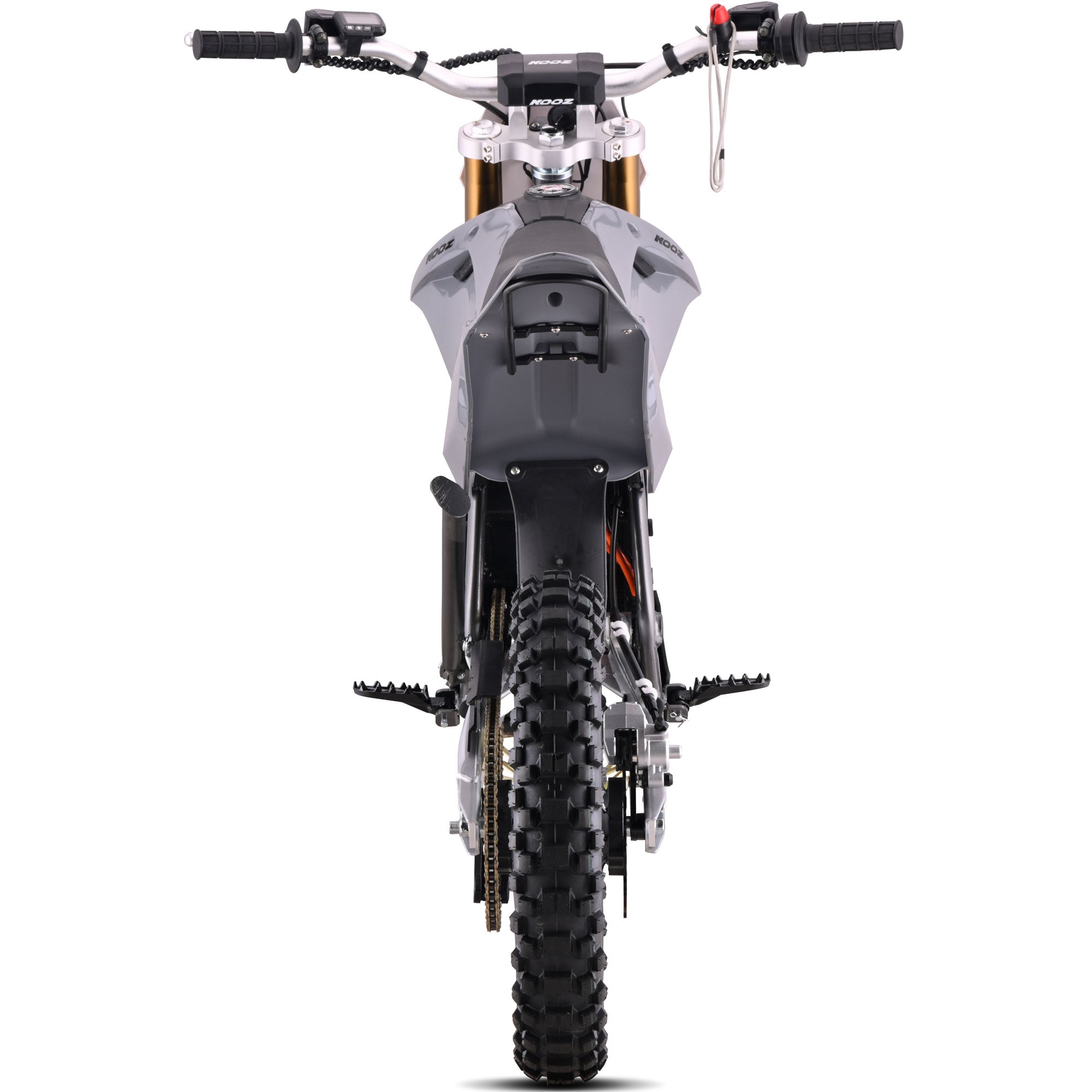 MotoTec 72v 8000w Pro Electric Dirt Bike 17/14 Lithium Grey