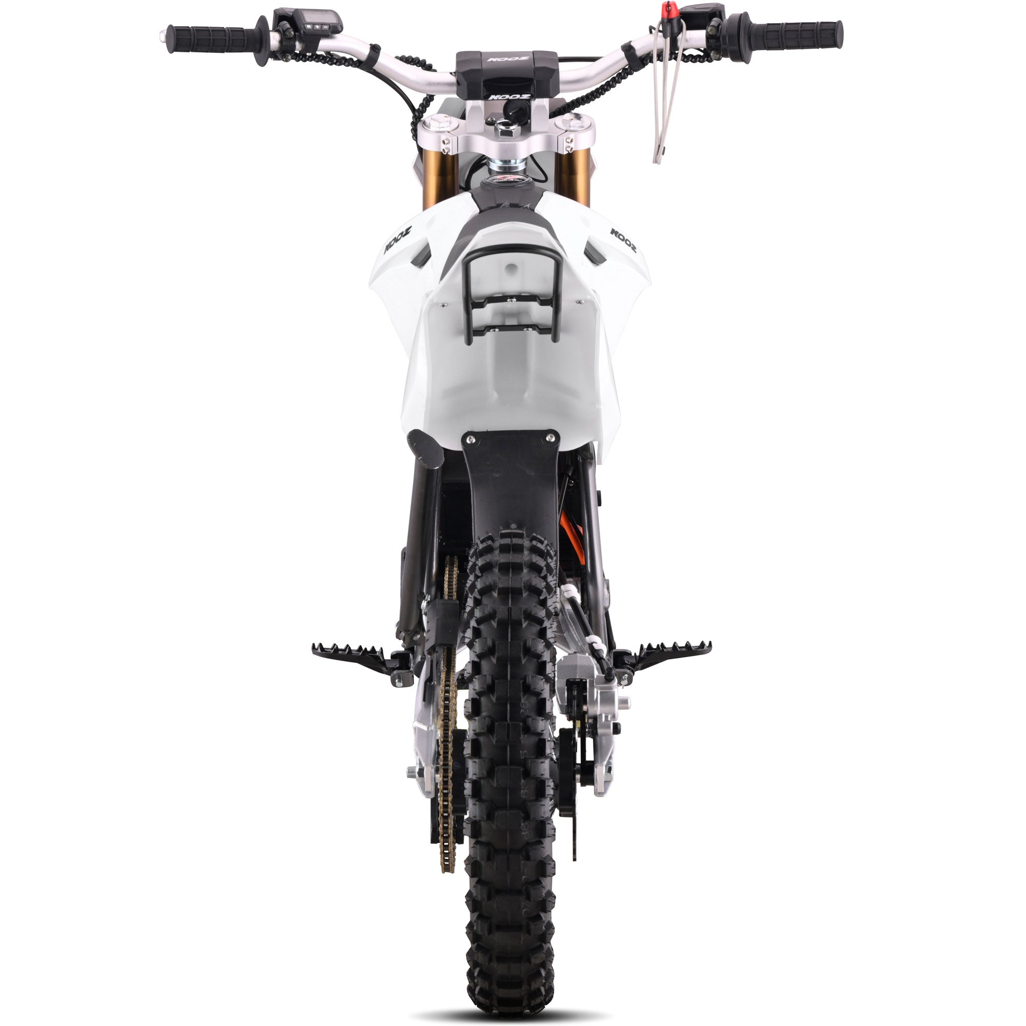 MotoTec 72v 8000w Pro Electric Dirt Bike 17/14 Lithium White