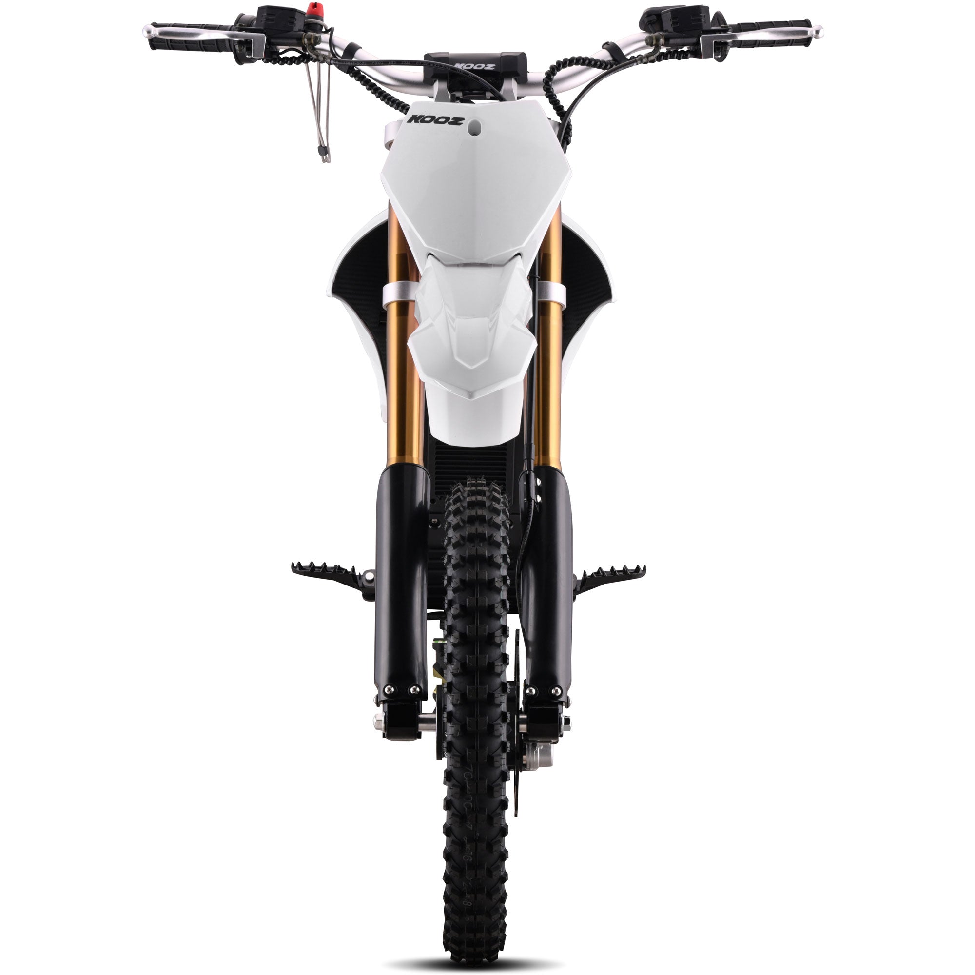 MotoTec 72v 8000w Pro Electric Dirt Bike 17/14 Lithium White