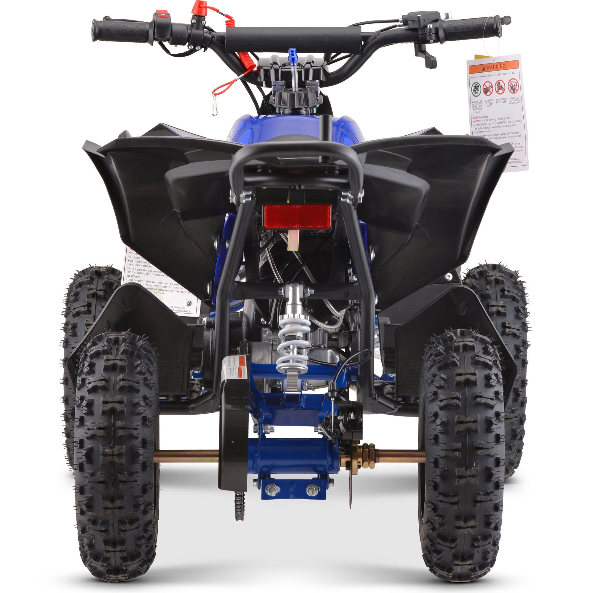 MotoTec Renegade 40cc 4-Stroke Kids Gas ATV Blue