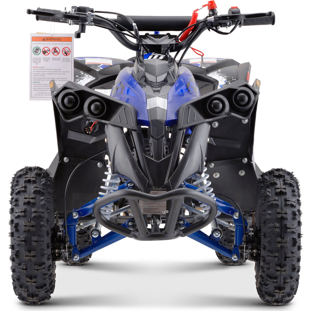 MotoTec Renegade 40cc 4-Stroke Kids Gas ATV Blue
