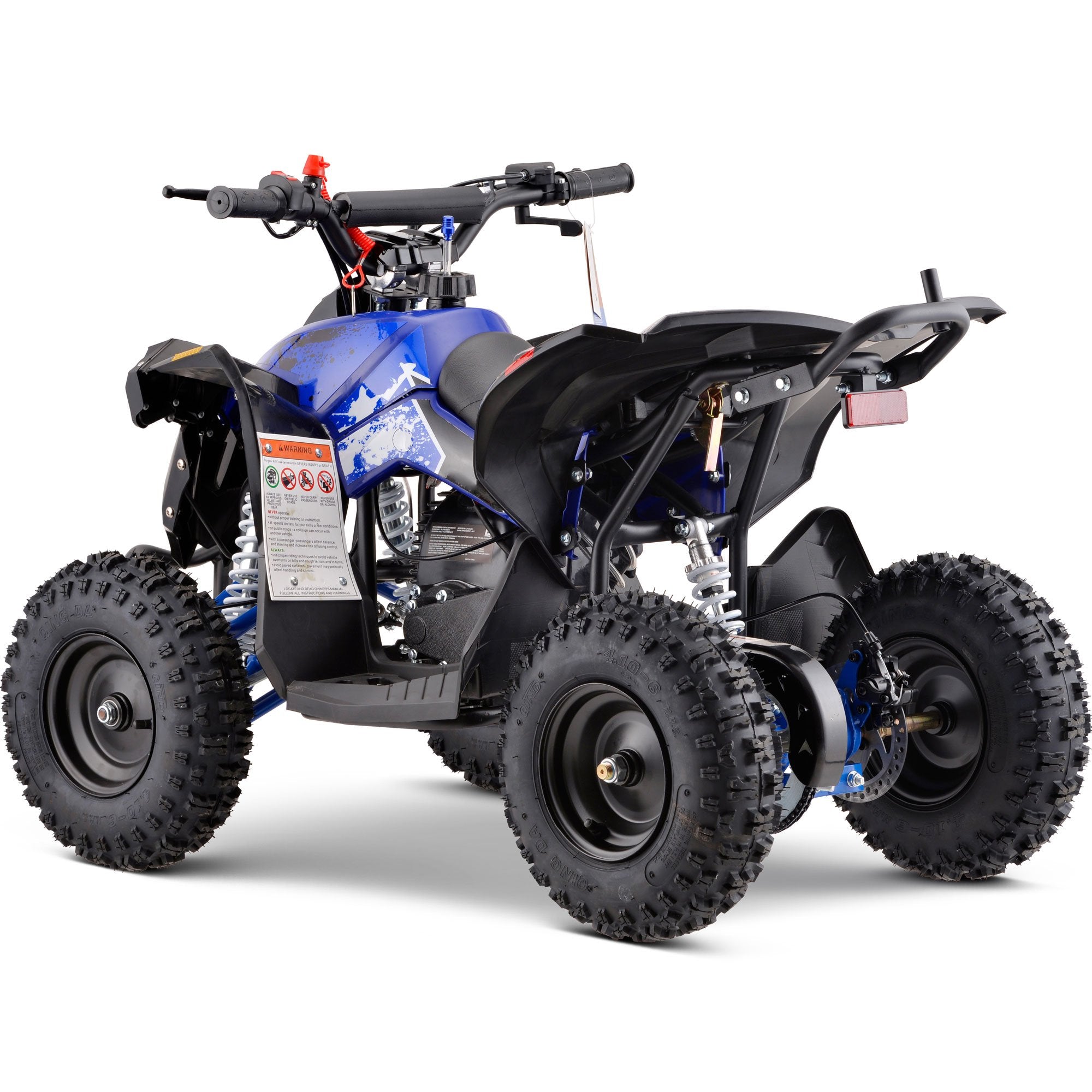 MotoTec Renegade 40cc 4-Stroke Kids Gas ATV Blue