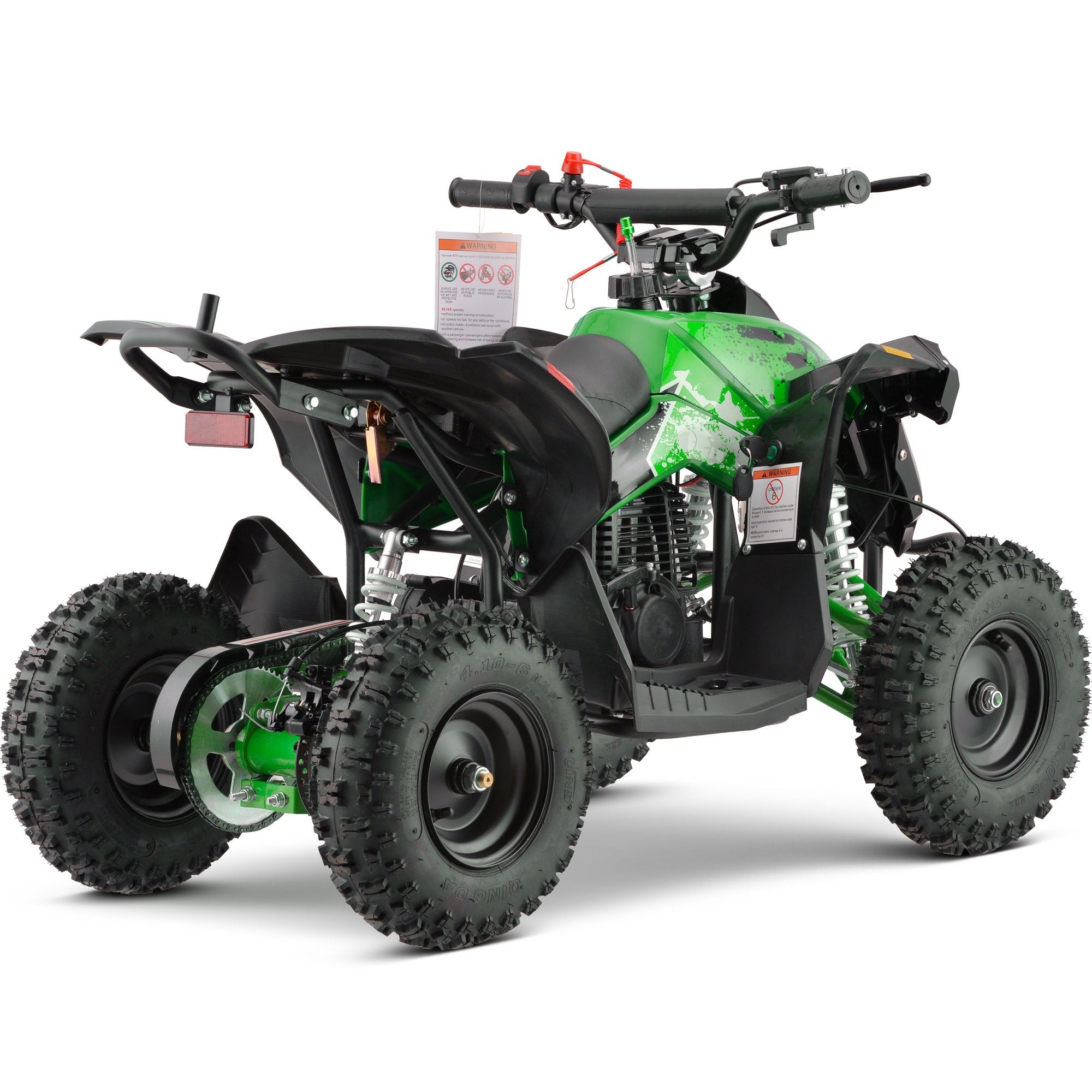 MotoTec Renegade 40cc 4-Stroke Kids Gas ATV Green