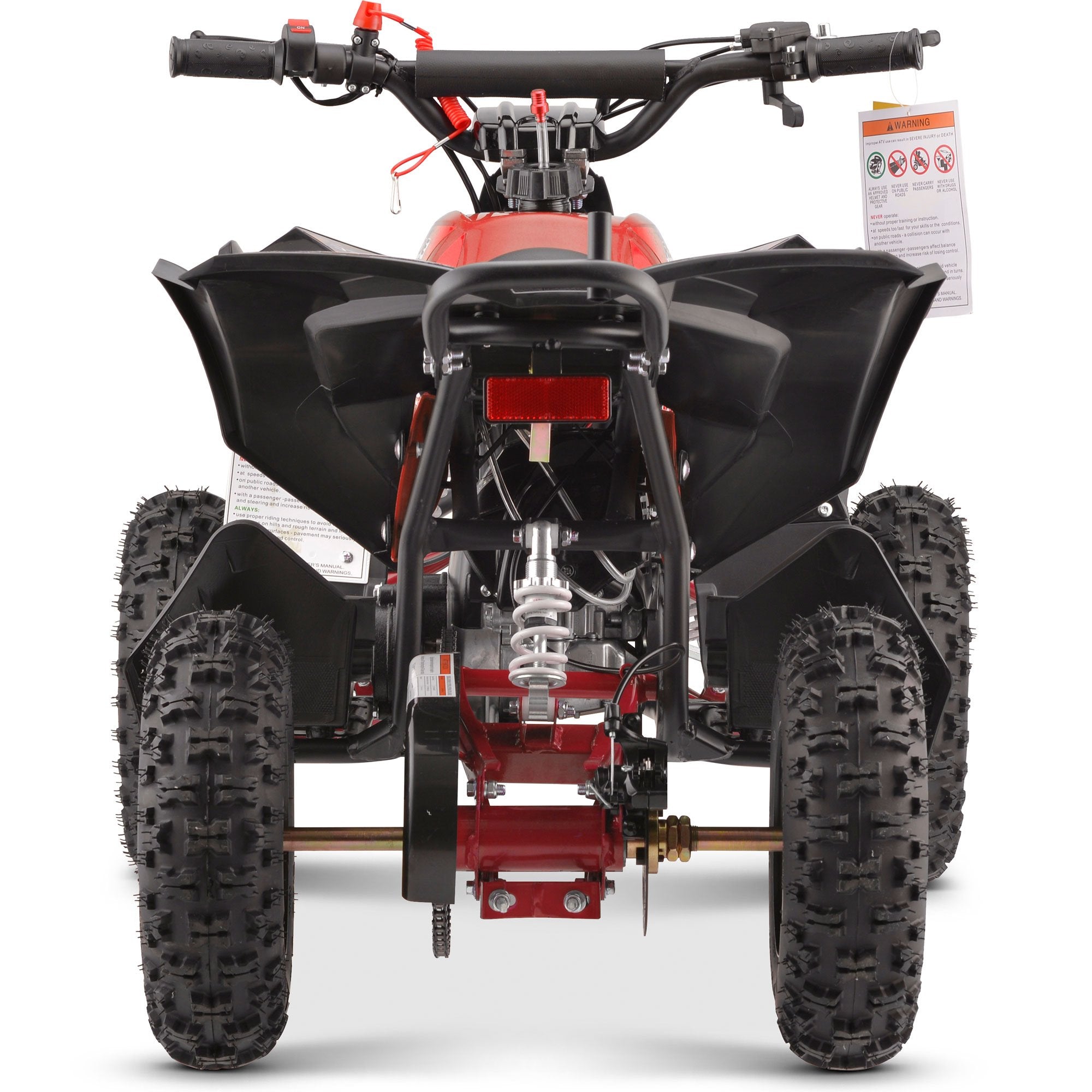 MotoTec Renegade 40cc 4-Stroke Kids Gas ATV Red