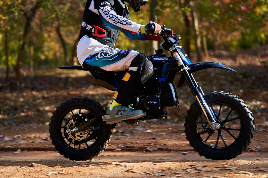 MotoTec Thunder 50cc 2-Stroke Kids Gas Dirt Bike Green
