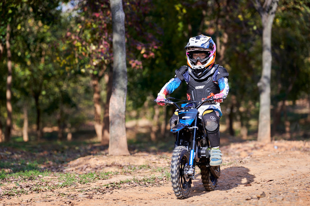 MotoTec Thunder 50cc 2-Stroke Kids Gas Dirt Bike Green