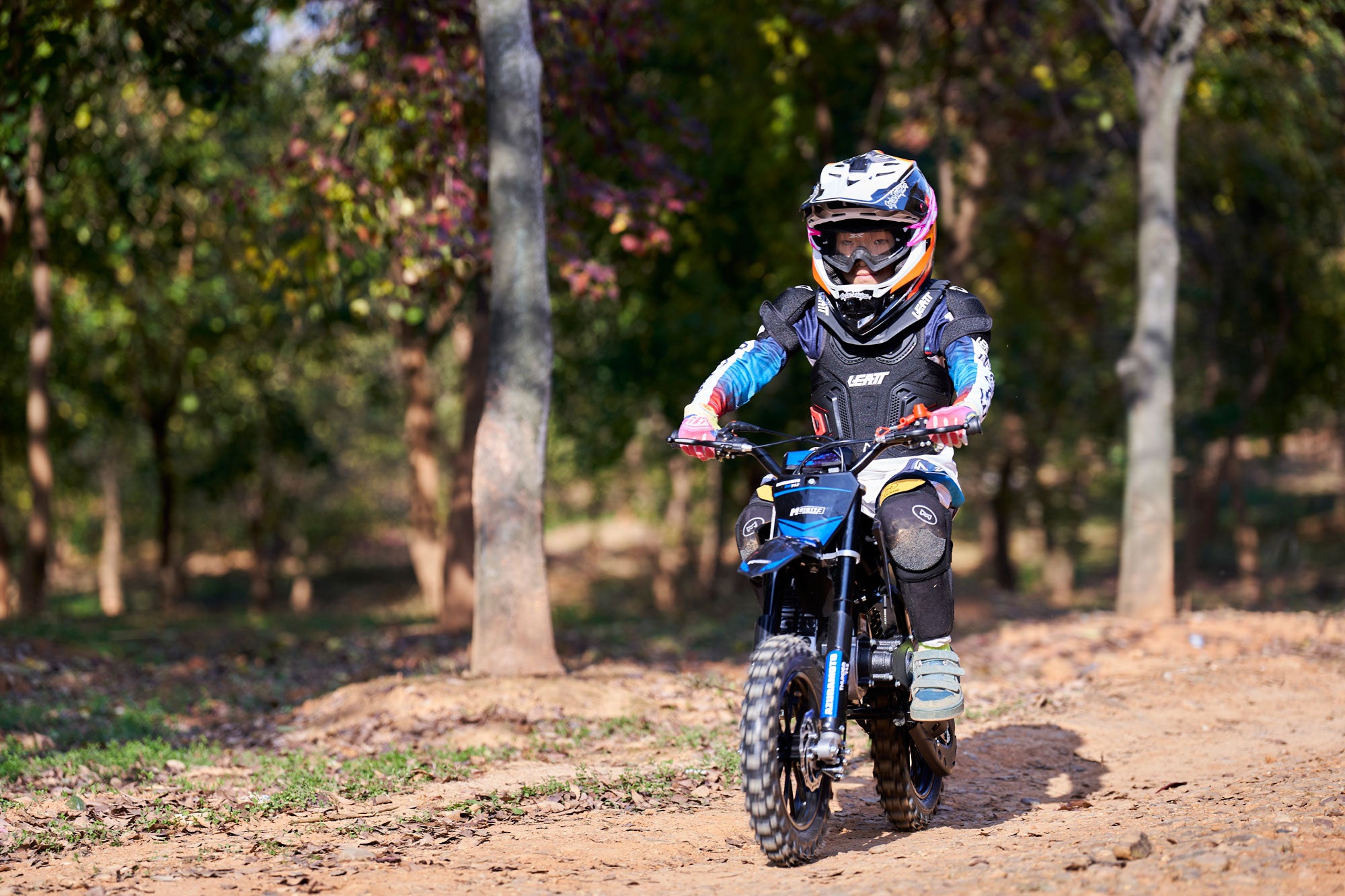 MotoTec Thunder 50cc 2-Stroke Kids Gas Dirt Bike Green