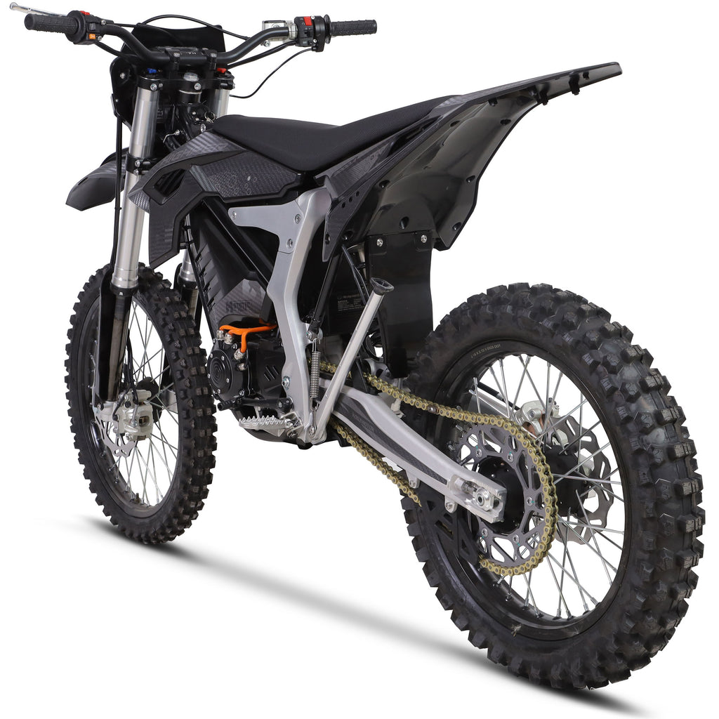 MotoTec Venom 72v 12000w Electric Dirt Bike Black