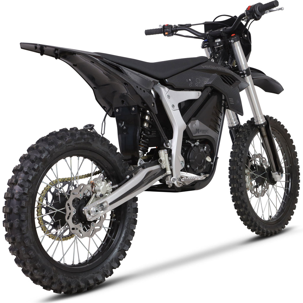 MotoTec Venom 72v 12000w Electric Dirt Bike Black
