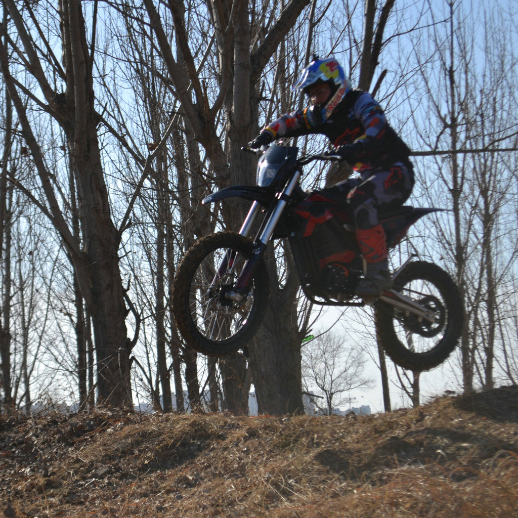 MotoTec Venom 72v 12000w Electric Dirt Bike Black
