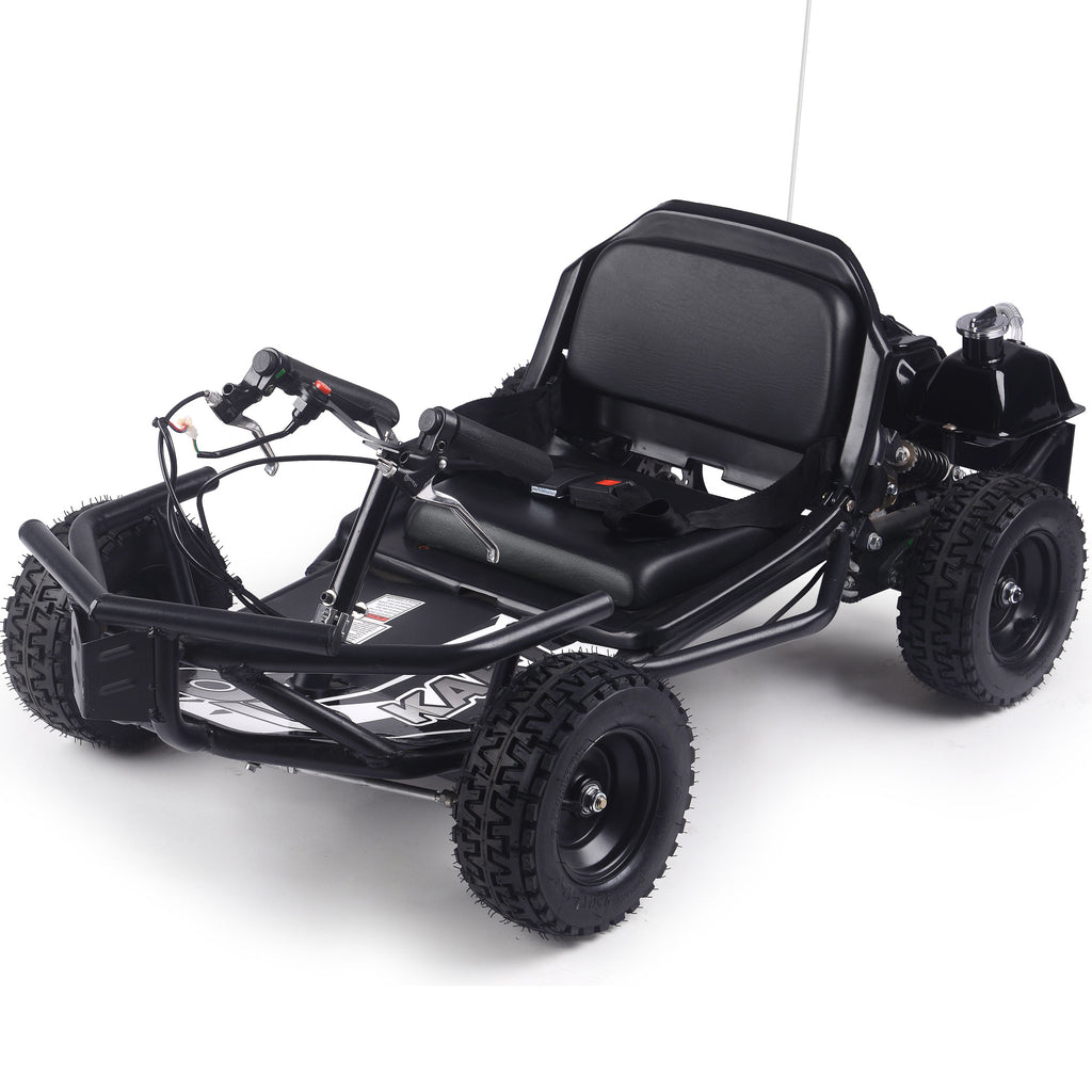 MotoTec Sandman Kids Gas Powered 49cc Go Kart Black