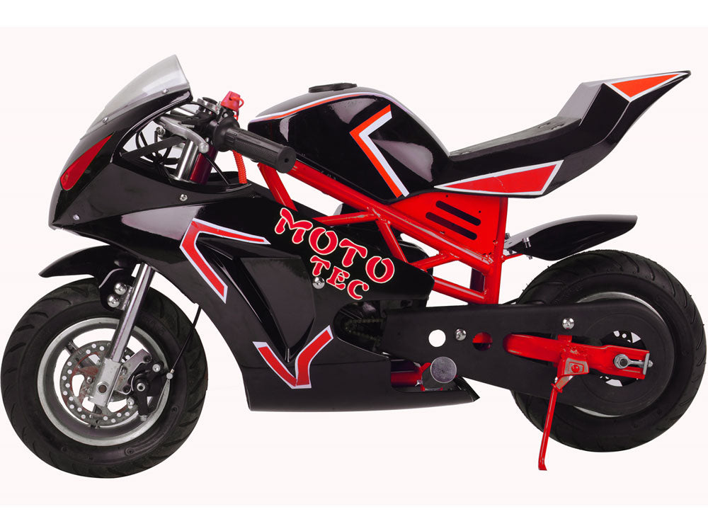 MotoTec Gas Pocket Bike GT 49cc 2-Stroke Red