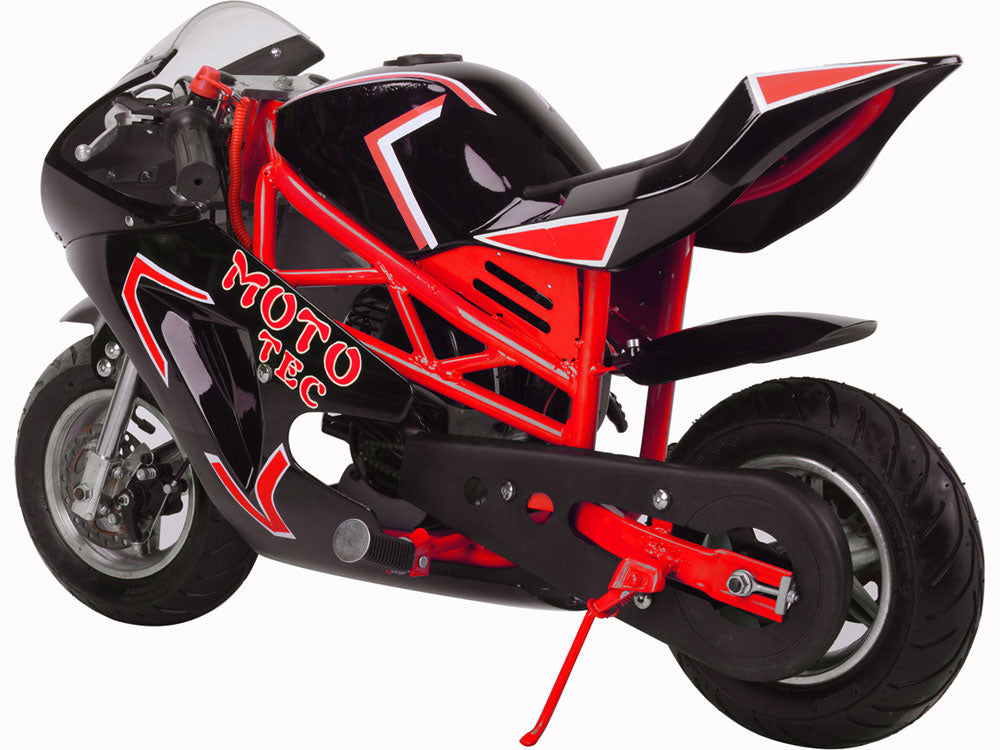 MotoTec Gas Pocket Bike GT 49cc 2-Stroke Red