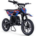 MotoTec Pioneer 49cc 2-Stroke Kids Gas Dirt Bike Red