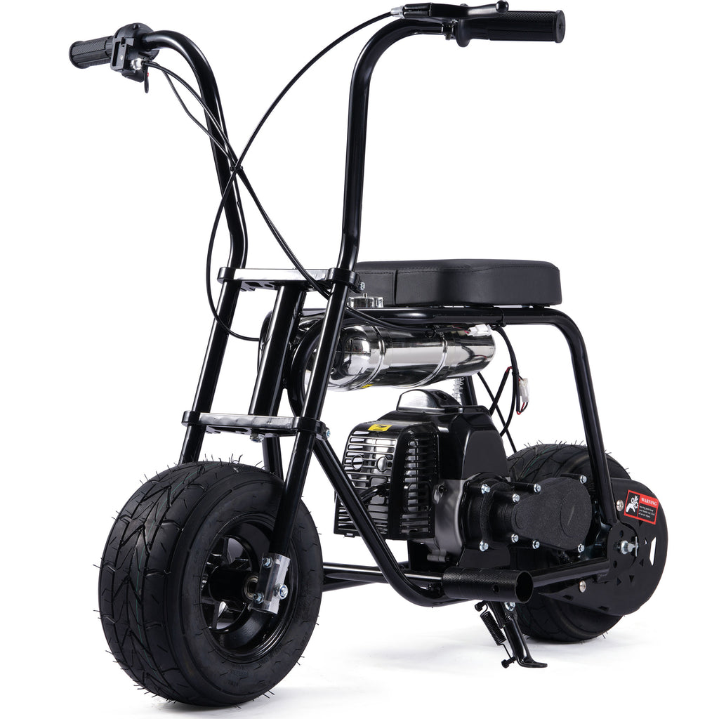 MotoTec Wild Rover 49cc 2-Stroke Kids Gas Mini Bike Black