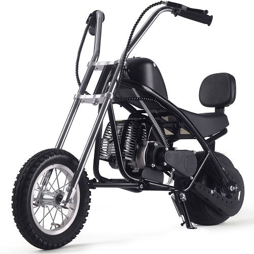 MotoTec 49cc Gas Mini Chopper V2 Black