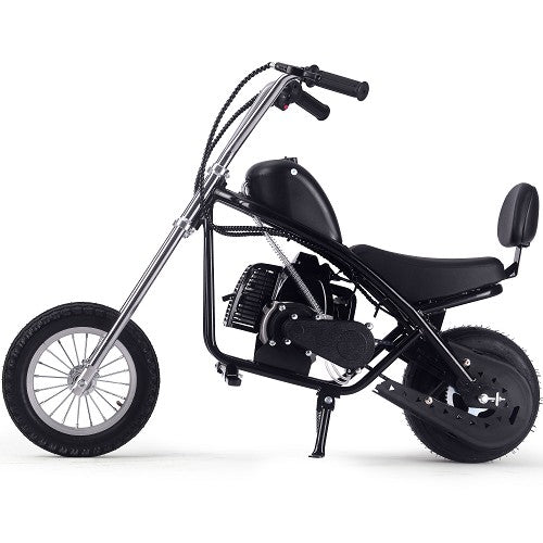 MotoTec 49cc Gas Mini Chopper V2 Black