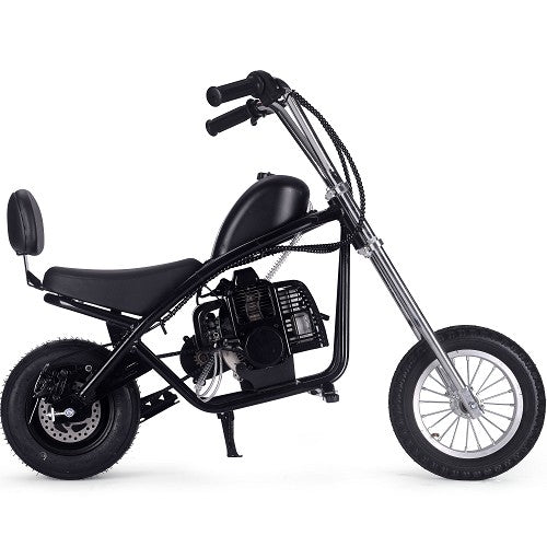 MotoTec 49cc Gas Mini Chopper V2 Black