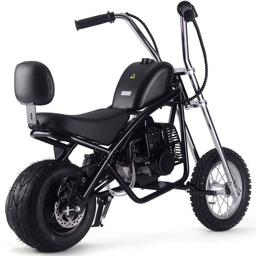 MotoTec 49cc Gas Mini Chopper V2 Black